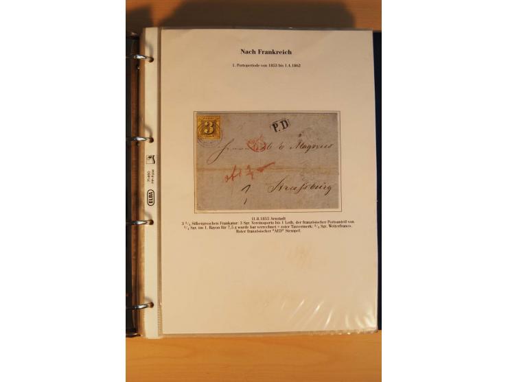 Auslandspost, umfangreiche und mit enormen Fachwissen über Jahrzehnte aufgebaute Sammlung  mit über 70 interessanten und selt