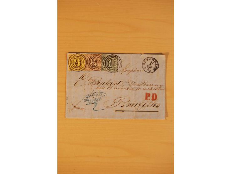 Auslandspost, umfangreiche und mit enormen Fachwissen über Jahrzehnte aufgebaute Sammlung  mit über 70 interessanten und selt