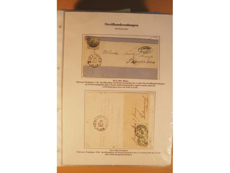 Inlands- und Wechselverkehr, sehr umfangreiche und mit enormem Fachwissen über Jahrzehnte aufgebaute Sammlung mit einer Vielz
