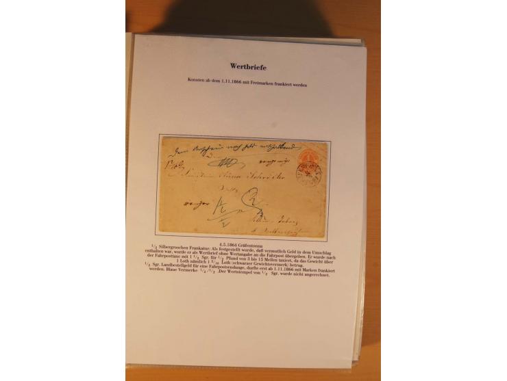 Inlands- und Wechselverkehr, sehr umfangreiche und mit enormem Fachwissen über Jahrzehnte aufgebaute Sammlung mit einer Vielz