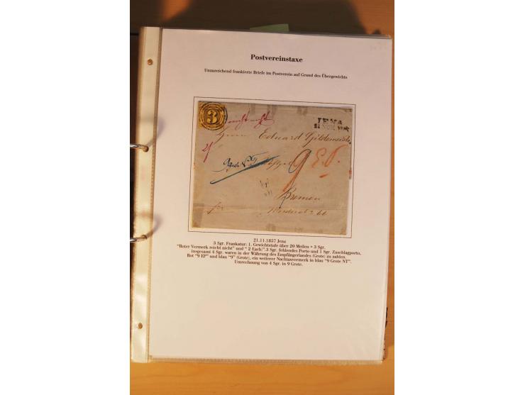 Inlands- und Wechselverkehr, sehr umfangreiche und mit enormem Fachwissen über Jahrzehnte aufgebaute Sammlung mit einer Vielz