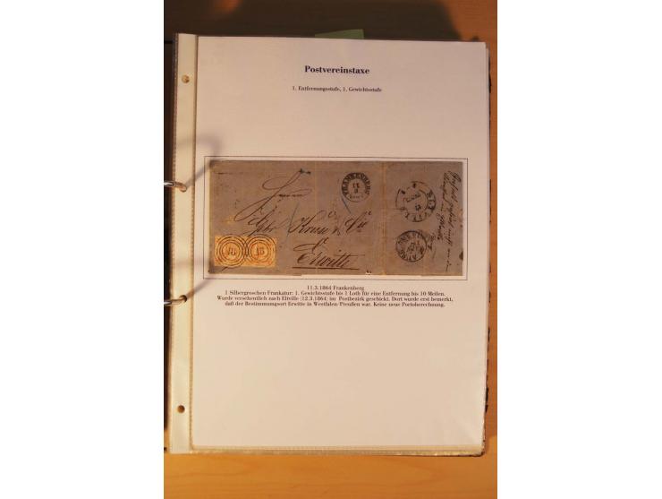 Inlands- und Wechselverkehr, sehr umfangreiche und mit enormem Fachwissen über Jahrzehnte aufgebaute Sammlung mit einer Vielz