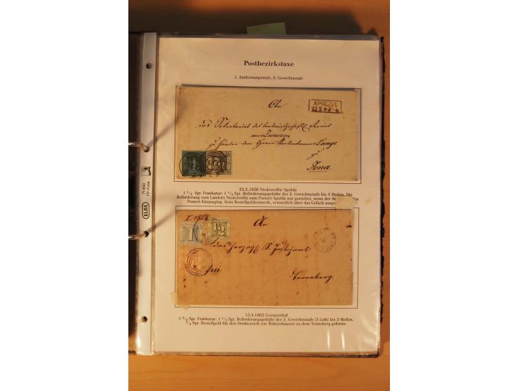 Inlands- und Wechselverkehr, sehr umfangreiche und mit enormem Fachwissen über Jahrzehnte aufgebaute Sammlung mit einer Vielz