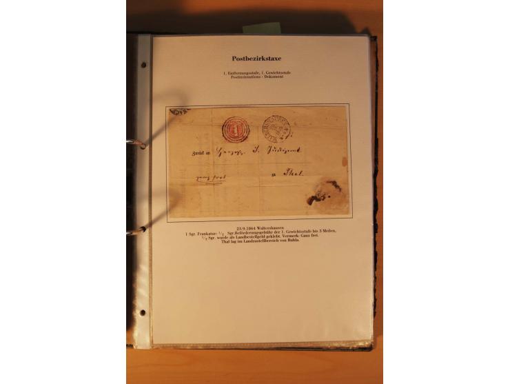 Inlands- und Wechselverkehr, sehr umfangreiche und mit enormem Fachwissen über Jahrzehnte aufgebaute Sammlung mit einer Vielz