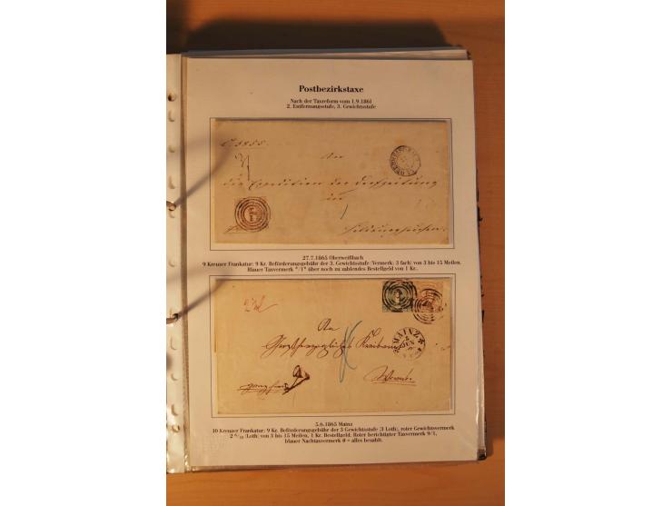 Inlands- und Wechselverkehr, sehr umfangreiche und mit enormem Fachwissen über Jahrzehnte aufgebaute Sammlung mit einer Vielz