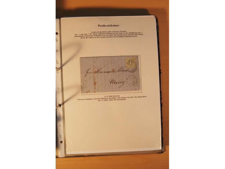 Inlands- und Wechselverkehr, sehr umfangreiche und mit enormem Fachwissen über Jahrzehnte aufgebaute Sammlung mit einer Vielz