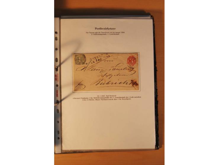 Inlands- und Wechselverkehr, sehr umfangreiche und mit enormem Fachwissen über Jahrzehnte aufgebaute Sammlung mit einer Vielz