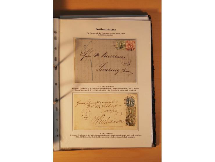 Inlands- und Wechselverkehr, sehr umfangreiche und mit enormem Fachwissen über Jahrzehnte aufgebaute Sammlung mit einer Vielz