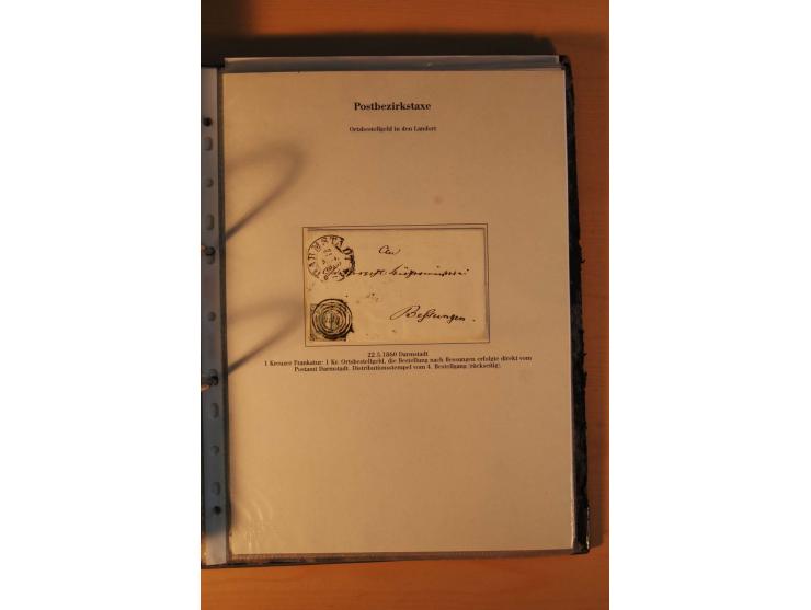 Inlands- und Wechselverkehr, sehr umfangreiche und mit enormem Fachwissen über Jahrzehnte aufgebaute Sammlung mit einer Vielz