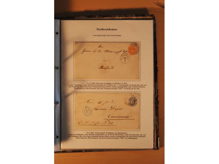 Inlands- und Wechselverkehr, sehr umfangreiche und mit enormem Fachwissen über Jahrzehnte aufgebaute Sammlung mit einer Vielz