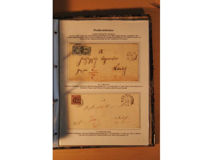Inlands- und Wechselverkehr, sehr umfangreiche und mit enormem Fachwissen über Jahrzehnte aufgebaute Sammlung mit einer Vielz