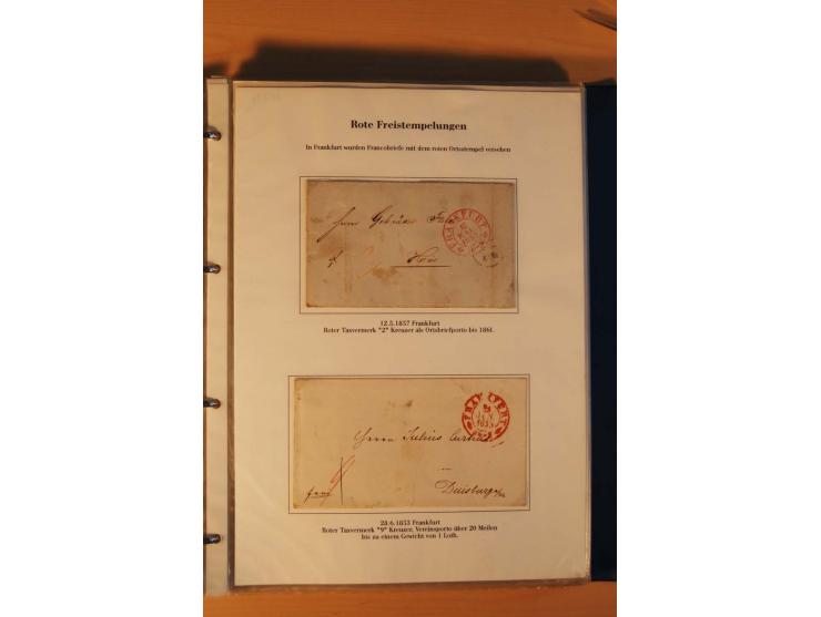 Inlands- und Wechselverkehr, sehr umfangreiche und mit enormem Fachwissen über Jahrzehnte aufgebaute Sammlung mit einer Vielz