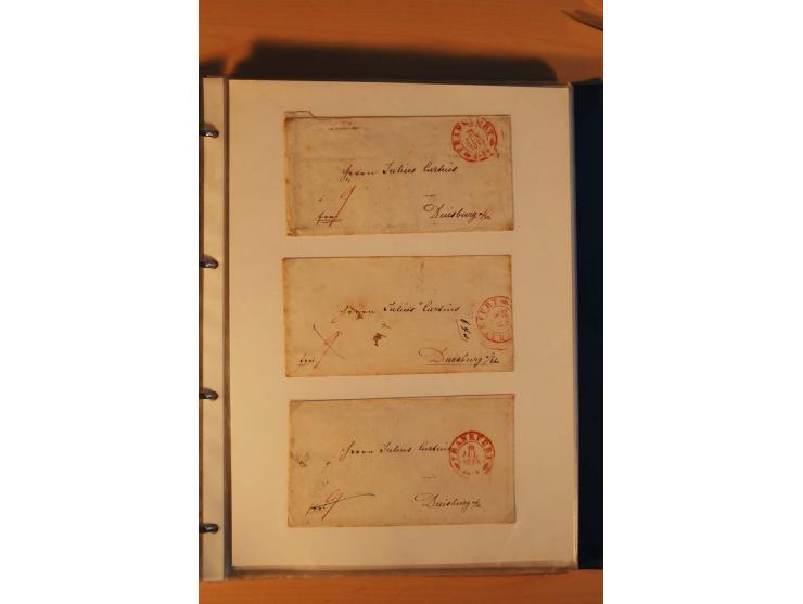 Inlands- und Wechselverkehr, sehr umfangreiche und mit enormem Fachwissen über Jahrzehnte aufgebaute Sammlung mit einer Vielz