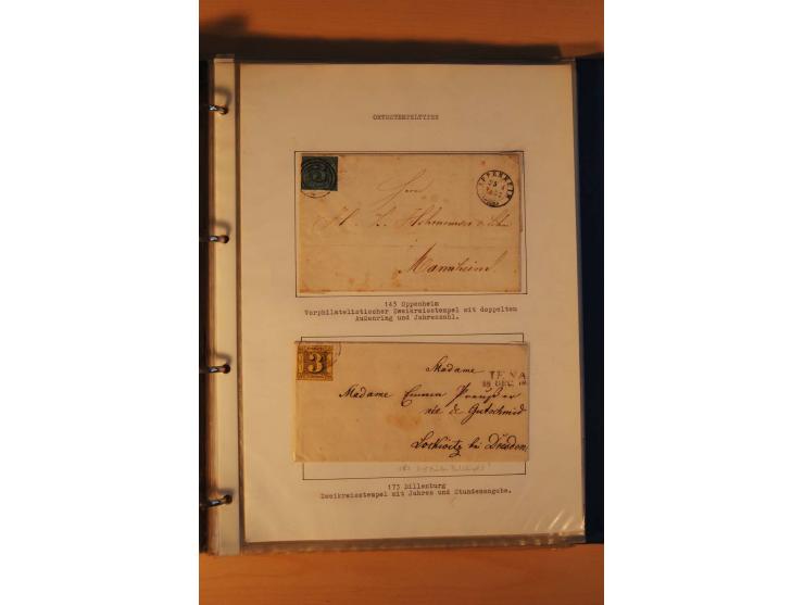 Inlands- und Wechselverkehr, sehr umfangreiche und mit enormem Fachwissen über Jahrzehnte aufgebaute Sammlung mit einer Vielz