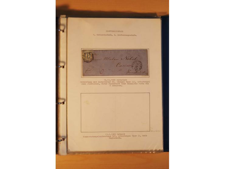 Inlands- und Wechselverkehr, sehr umfangreiche und mit enormem Fachwissen über Jahrzehnte aufgebaute Sammlung mit einer Vielz
