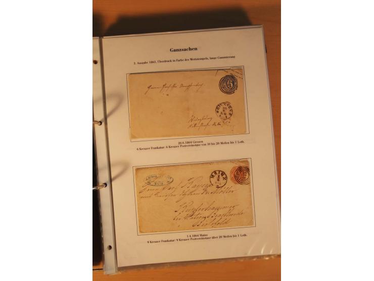 Inlands- und Wechselverkehr, sehr umfangreiche und mit enormem Fachwissen über Jahrzehnte aufgebaute Sammlung mit einer Vielz