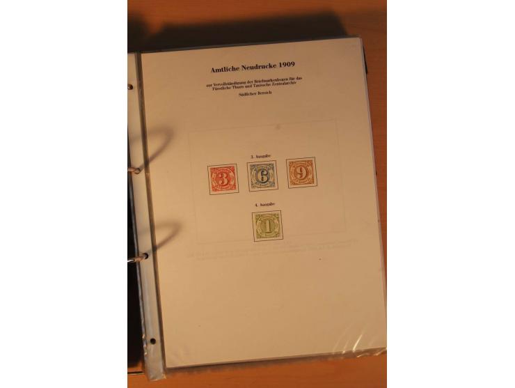 Inlands- und Wechselverkehr, sehr umfangreiche und mit enormem Fachwissen über Jahrzehnte aufgebaute Sammlung mit einer Vielz