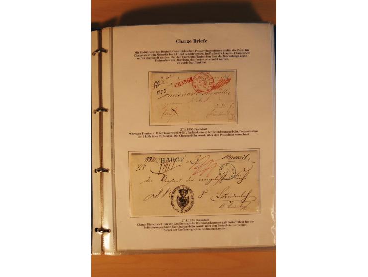 Inlands- und Wechselverkehr, sehr umfangreiche und mit enormem Fachwissen über Jahrzehnte aufgebaute Sammlung mit einer Vielz