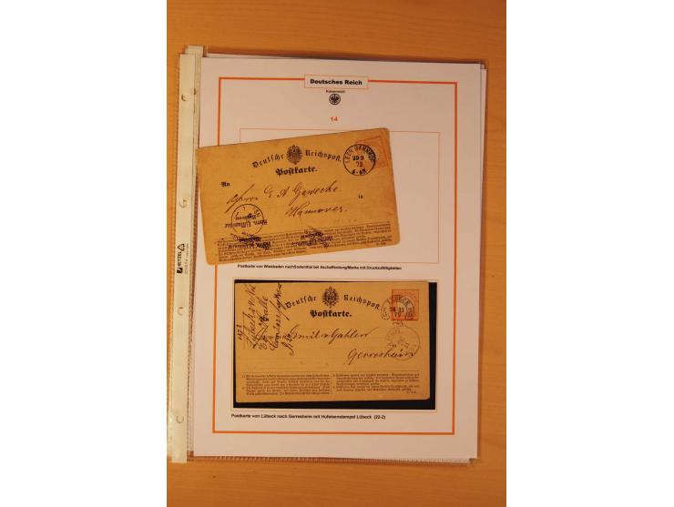 1872/75, Brustschilde-Spezialsammlung: auf 128 Blättern ausstellungsmäßig aufgezogen und beschriftet, dabei gute Einzelfranka