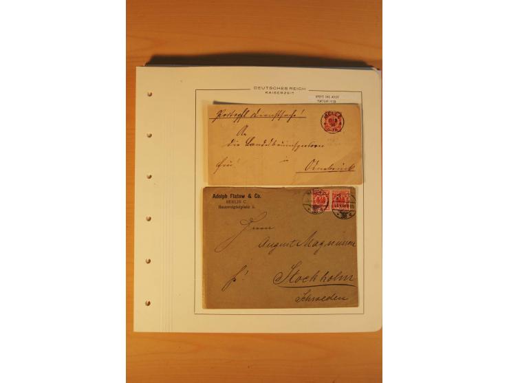 1889/1900 Krone/Adler: Große Forschungs- und Spezialsammlung der Plattenfehler und Fehler nach "Collegium Philatelicum", saub