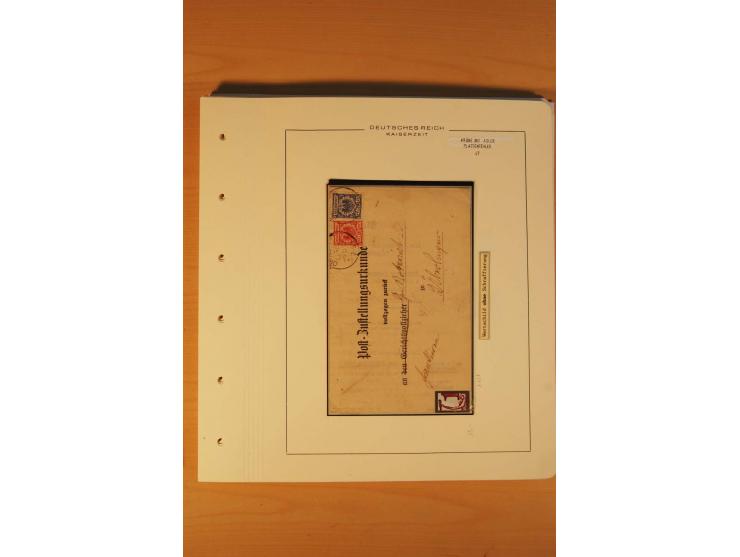 1889/1900 Krone/Adler: Große Forschungs- und Spezialsammlung der Plattenfehler und Fehler nach "Collegium Philatelicum", saub