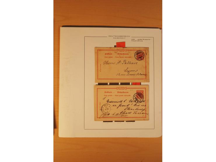 1889/1900 Krone/Adler: Große Forschungs- und Spezialsammlung der Plattenfehler und Fehler nach "Collegium Philatelicum", saub