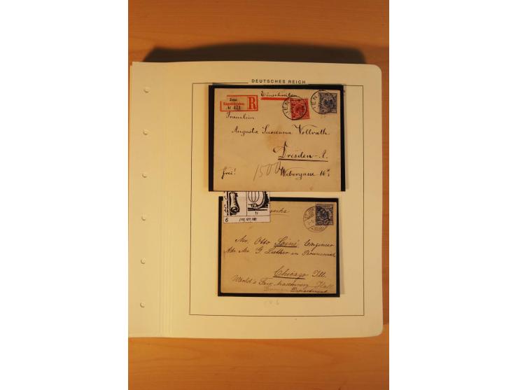 1889/1900 Krone/Adler: Große Forschungs- und Spezialsammlung der Plattenfehler und Fehler nach "Collegium Philatelicum", saub