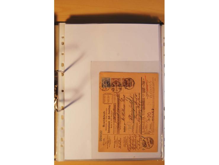 1889/1900, Krone/Adler: große gestempelte Spezialsammlung auf selbstgestalteten Blättern, dabei alle Farben kpl., vielfach me