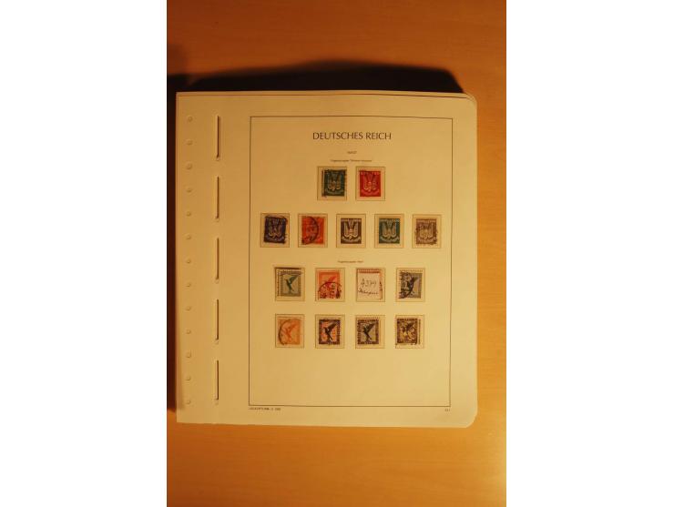 1919/32, umfangreiche, meist gestempelte und ungebrauchte/postfrische Sammlung im Vordruckalbum mit vielen besseren und kompl
