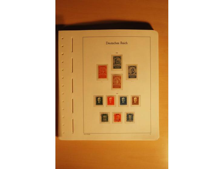 1919/32, umfangreiche, meist gestempelte und ungebrauchte/postfrische Sammlung im Vordruckalbum mit vielen besseren und kompl