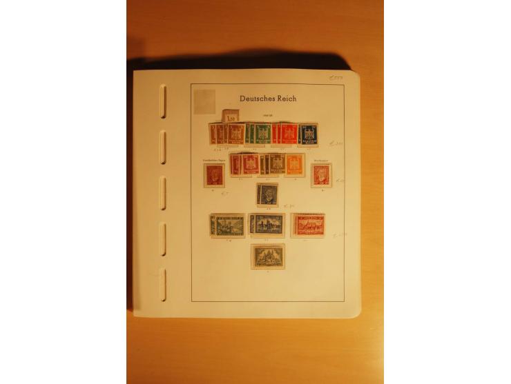 1919/32, umfangreiche, meist gestempelte und ungebrauchte/postfrische Sammlung im Vordruckalbum mit vielen besseren und kompl