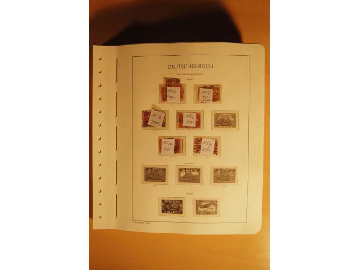 1919/32, umfangreiche, meist gestempelte und ungebrauchte/postfrische Sammlung im Vordruckalbum mit vielen besseren und kompl