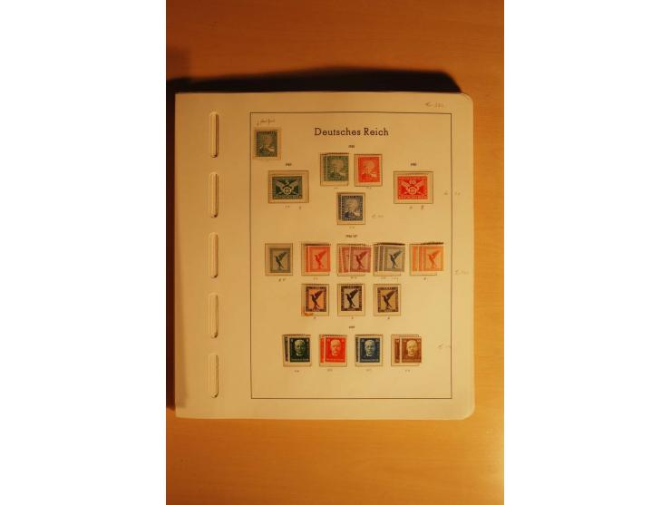 1919/32, umfangreiche, meist gestempelte und ungebrauchte/postfrische Sammlung im Vordruckalbum mit vielen besseren und kompl