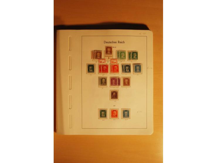 1919/32, umfangreiche, meist gestempelte und ungebrauchte/postfrische Sammlung im Vordruckalbum mit vielen besseren und kompl