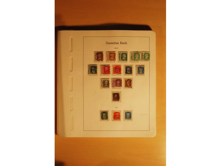 1919/32, umfangreiche, meist gestempelte und ungebrauchte/postfrische Sammlung im Vordruckalbum mit vielen besseren und kompl