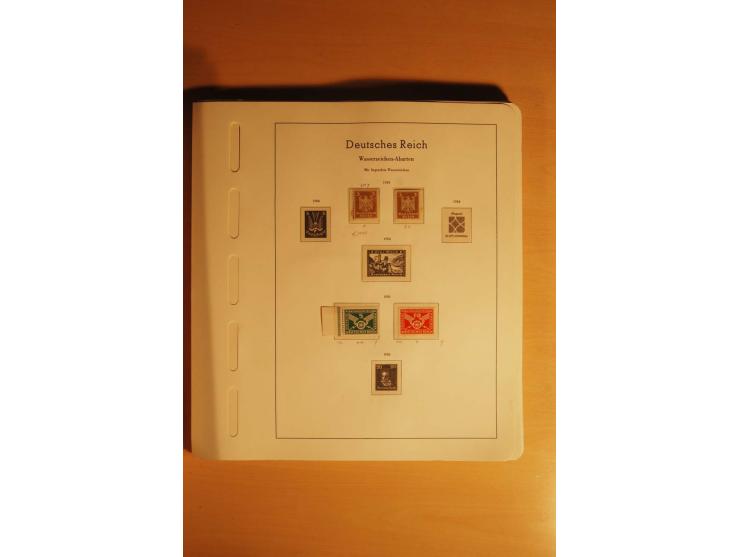 1919/32, umfangreiche, meist gestempelte und ungebrauchte/postfrische Sammlung im Vordruckalbum mit vielen besseren und kompl