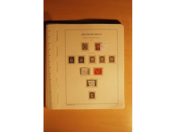 1919/32, umfangreiche, meist gestempelte und ungebrauchte/postfrische Sammlung im Vordruckalbum mit vielen besseren und kompl
