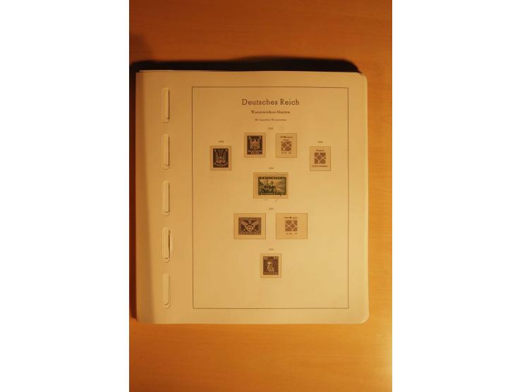 1919/32, umfangreiche, meist gestempelte und ungebrauchte/postfrische Sammlung im Vordruckalbum mit vielen besseren und kompl
