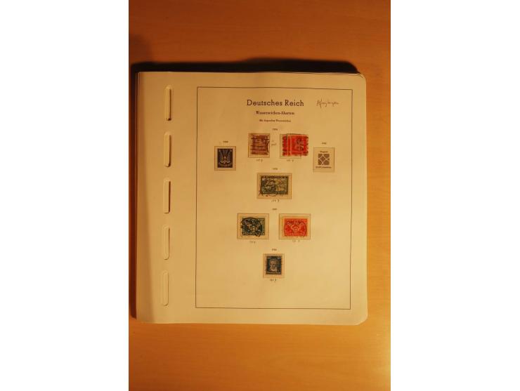 1919/32, umfangreiche, meist gestempelte und ungebrauchte/postfrische Sammlung im Vordruckalbum mit vielen besseren und kompl