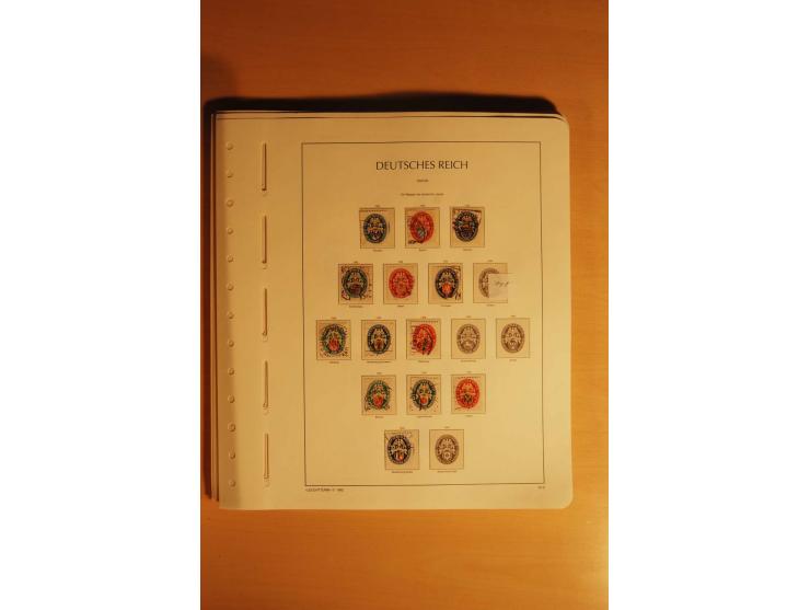 1919/32, umfangreiche, meist gestempelte und ungebrauchte/postfrische Sammlung im Vordruckalbum mit vielen besseren und kompl