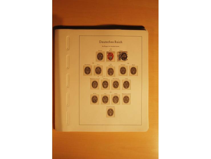 1919/32, umfangreiche, meist gestempelte und ungebrauchte/postfrische Sammlung im Vordruckalbum mit vielen besseren und kompl
