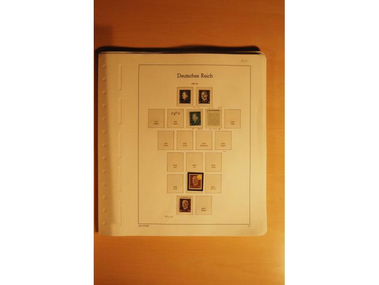 1919/32, umfangreiche, meist gestempelte und ungebrauchte/postfrische Sammlung im Vordruckalbum mit vielen besseren und kompl
