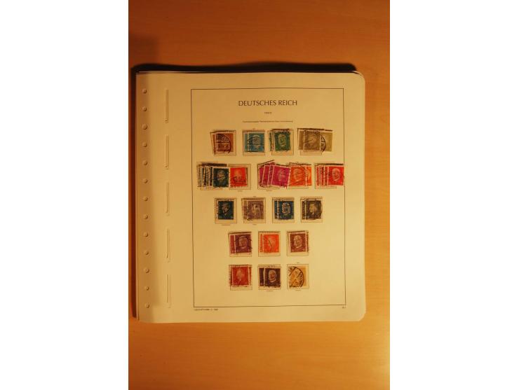 1919/32, umfangreiche, meist gestempelte und ungebrauchte/postfrische Sammlung im Vordruckalbum mit vielen besseren und kompl