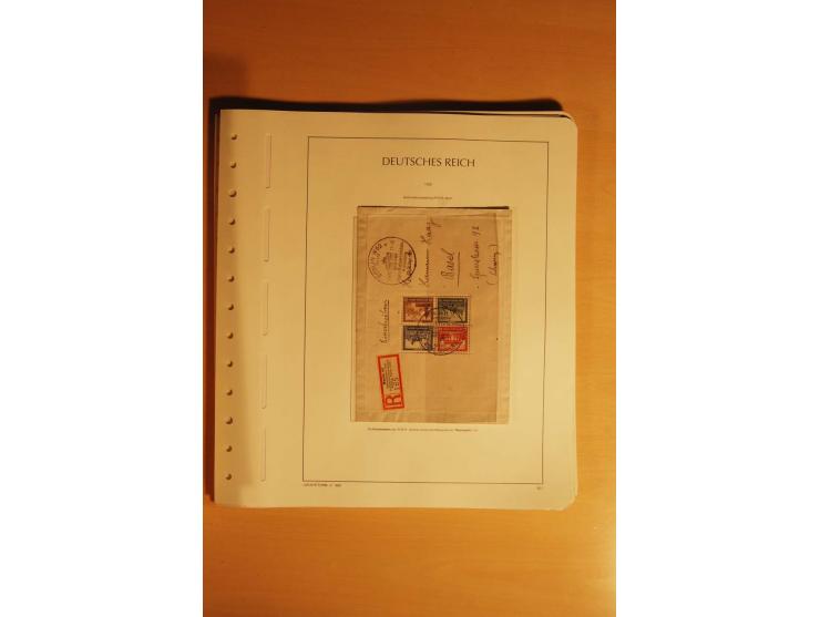 1919/32, umfangreiche, meist gestempelte und ungebrauchte/postfrische Sammlung im Vordruckalbum mit vielen besseren und kompl