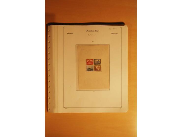 1919/32, umfangreiche, meist gestempelte und ungebrauchte/postfrische Sammlung im Vordruckalbum mit vielen besseren und kompl