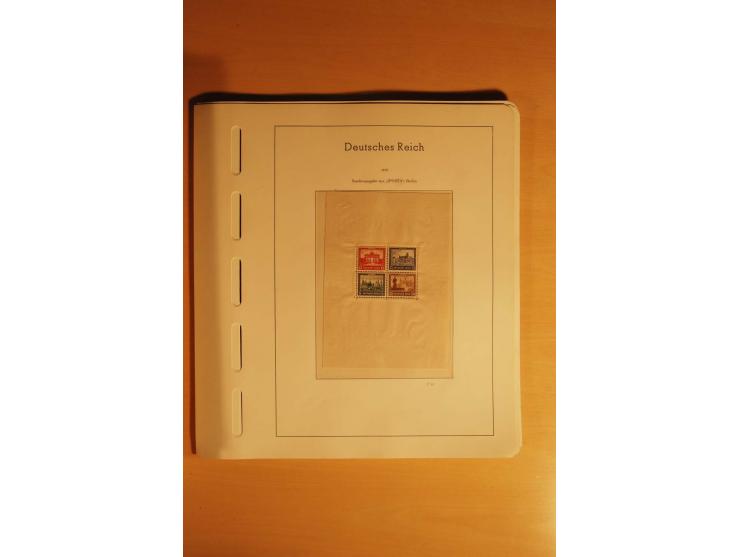 1919/32, umfangreiche, meist gestempelte und ungebrauchte/postfrische Sammlung im Vordruckalbum mit vielen besseren und kompl
