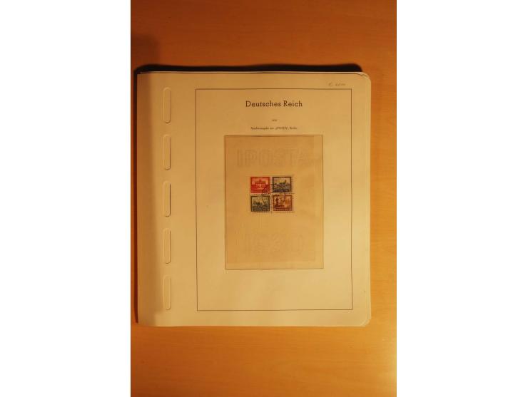 1919/32, umfangreiche, meist gestempelte und ungebrauchte/postfrische Sammlung im Vordruckalbum mit vielen besseren und kompl