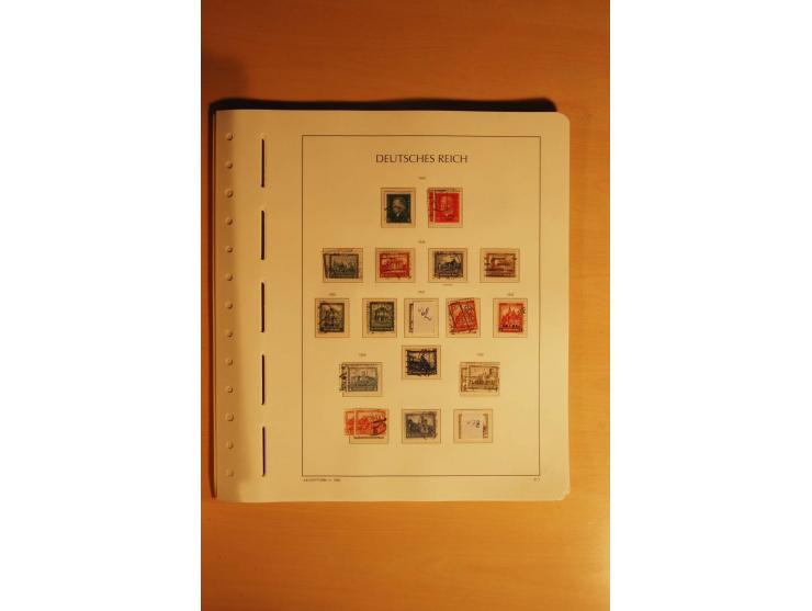 1919/32, umfangreiche, meist gestempelte und ungebrauchte/postfrische Sammlung im Vordruckalbum mit vielen besseren und kompl