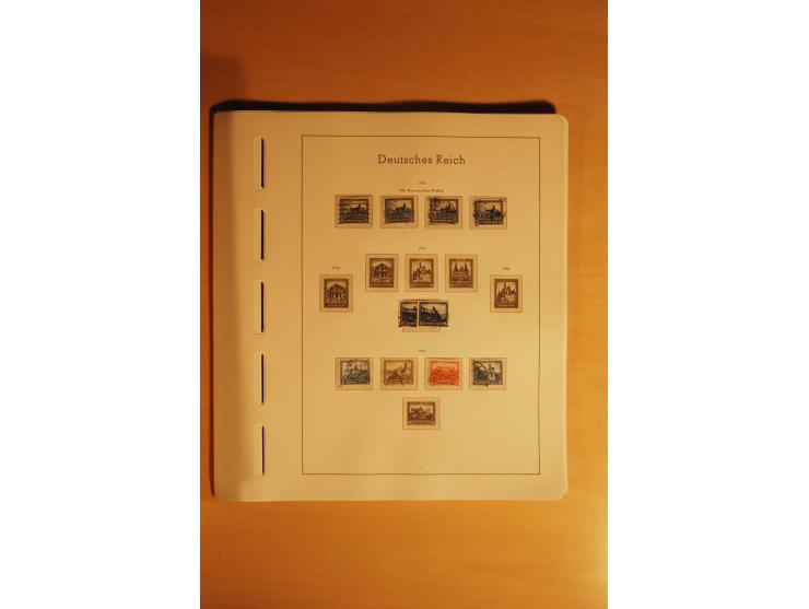 1919/32, umfangreiche, meist gestempelte und ungebrauchte/postfrische Sammlung im Vordruckalbum mit vielen besseren und kompl
