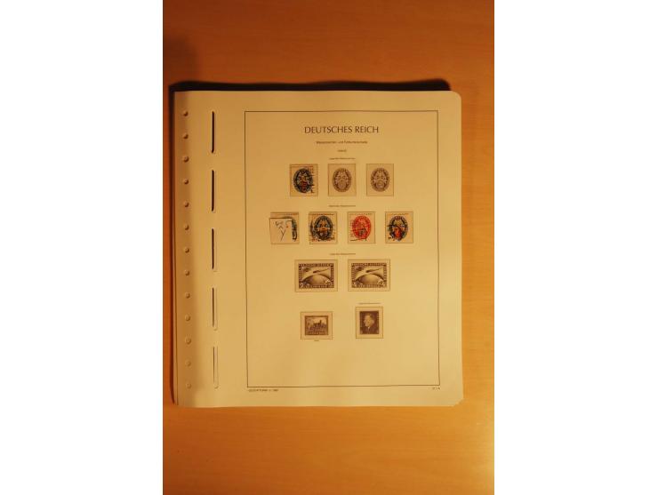 1919/32, umfangreiche, meist gestempelte und ungebrauchte/postfrische Sammlung im Vordruckalbum mit vielen besseren und kompl